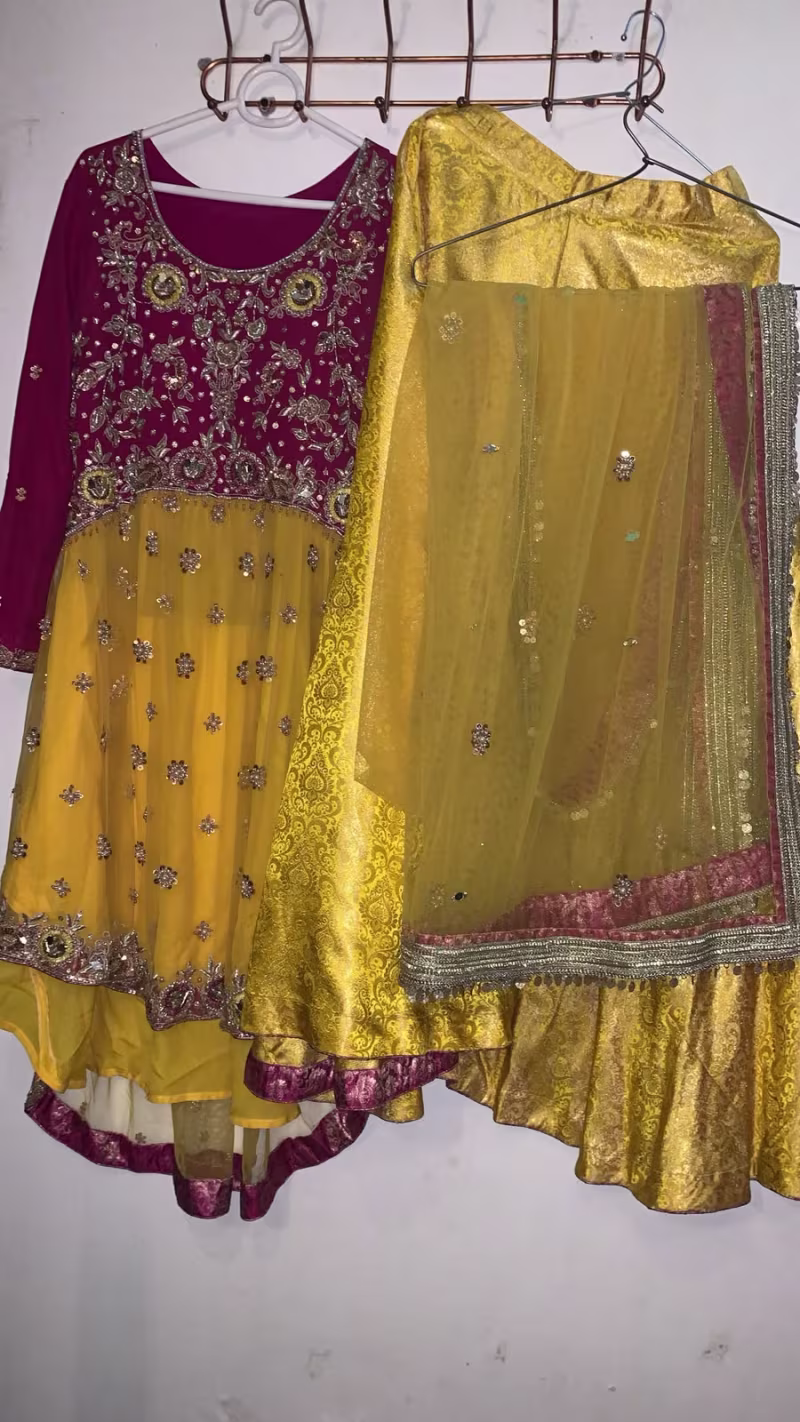 Beautiful Mayun Dress – Traditional Pakistani Wedding Wear