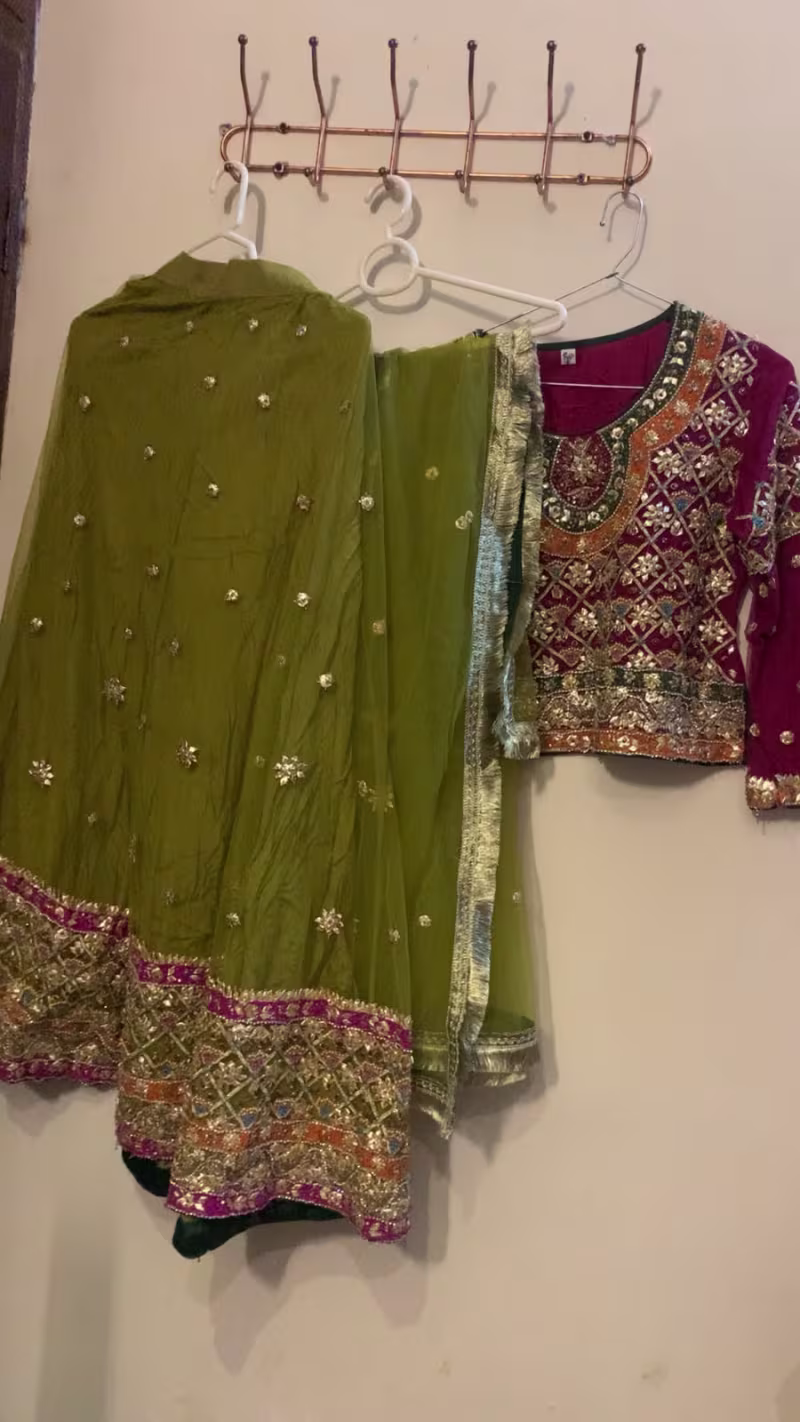 Beautiful Gota Work Mehndi Dress – Traditional Wedding Wear 🌼✨