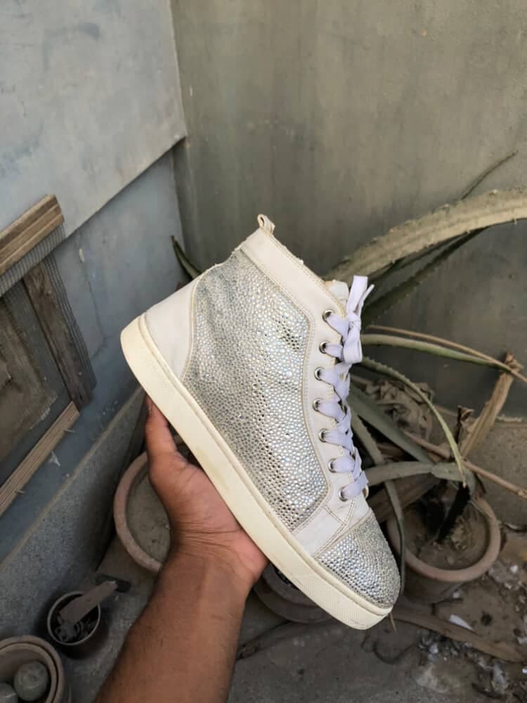 Christian loubiton high silver stones