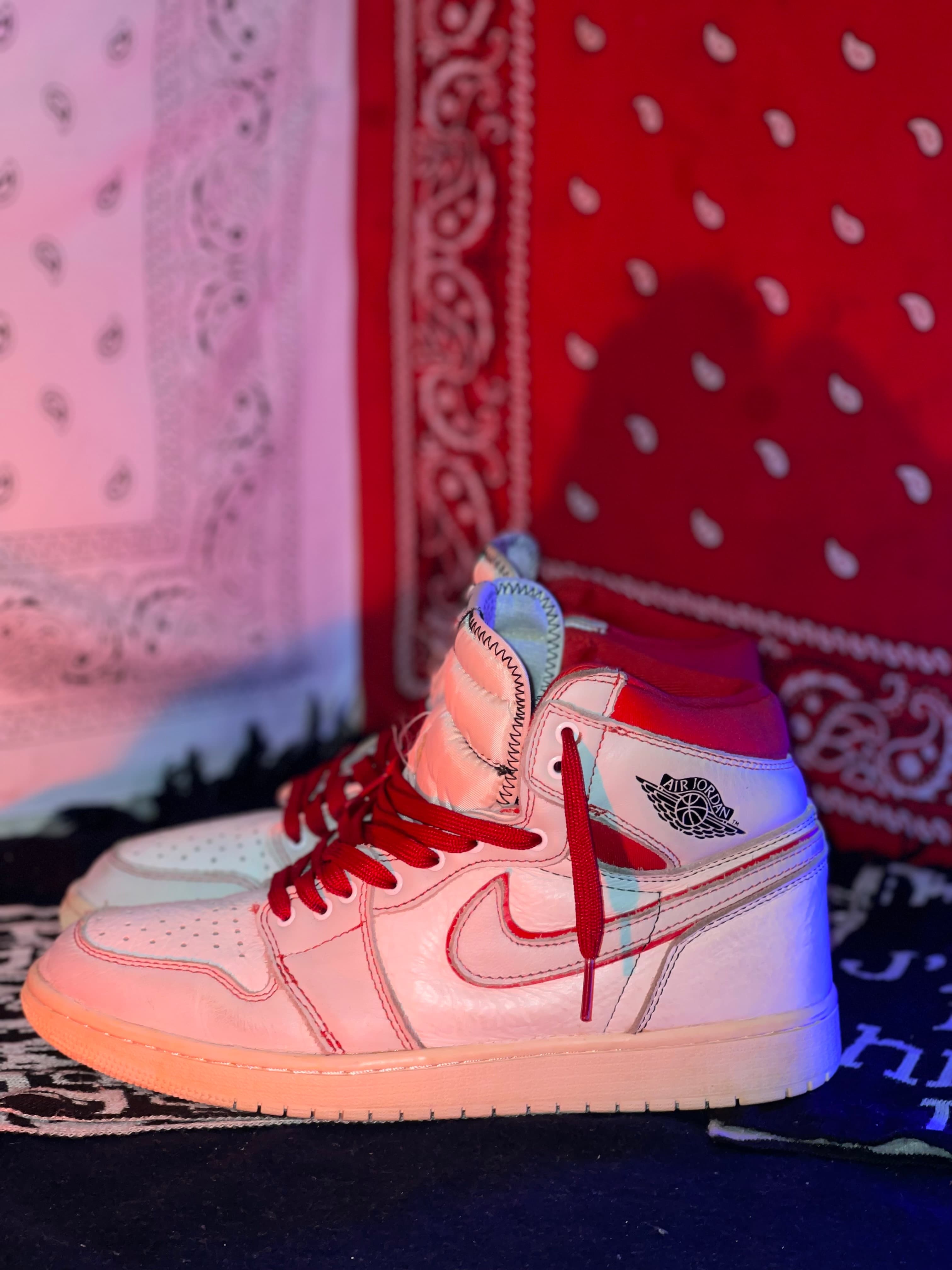 Jordan 1 high white red
