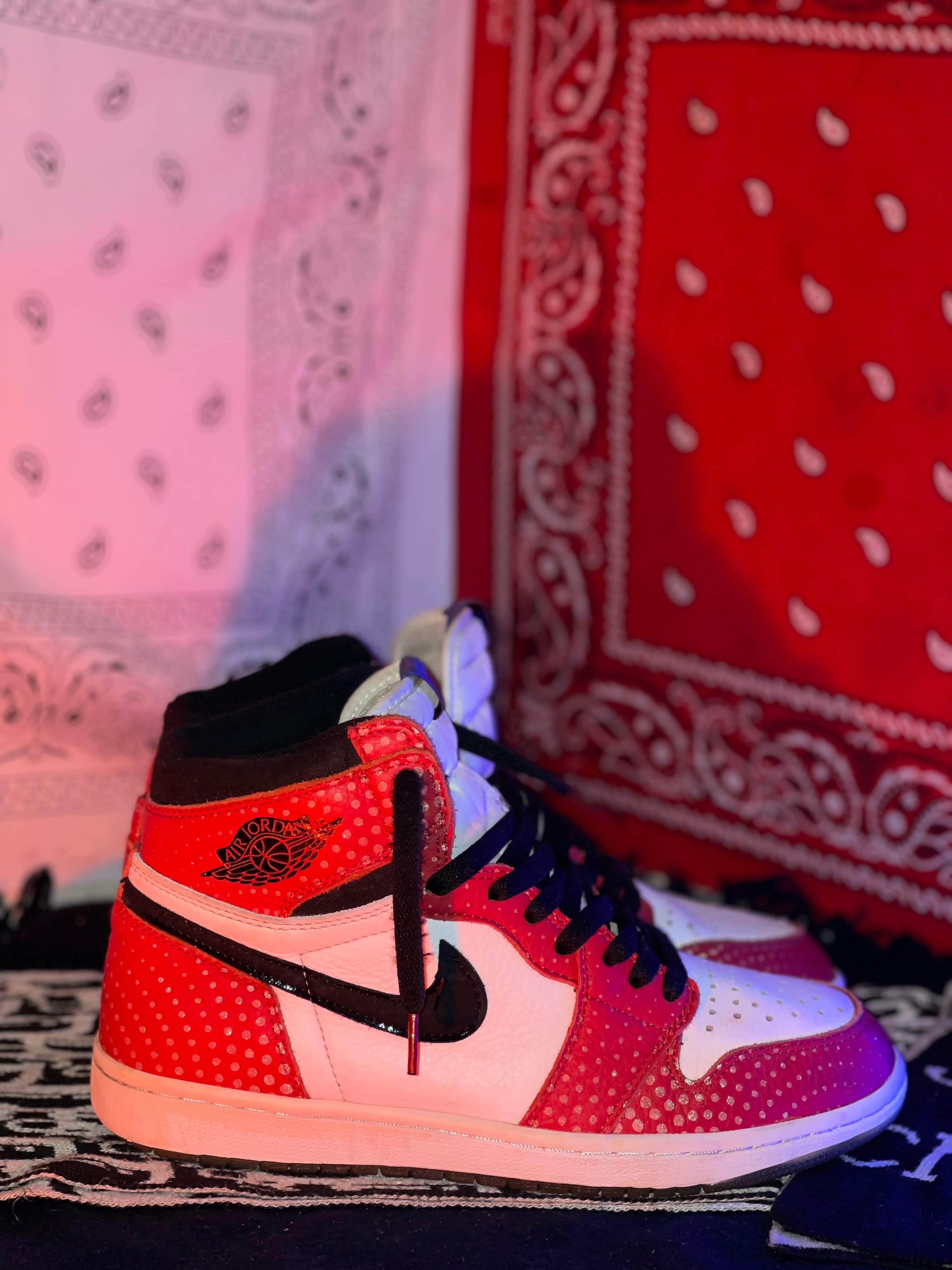 Jordan 1 high spiderman