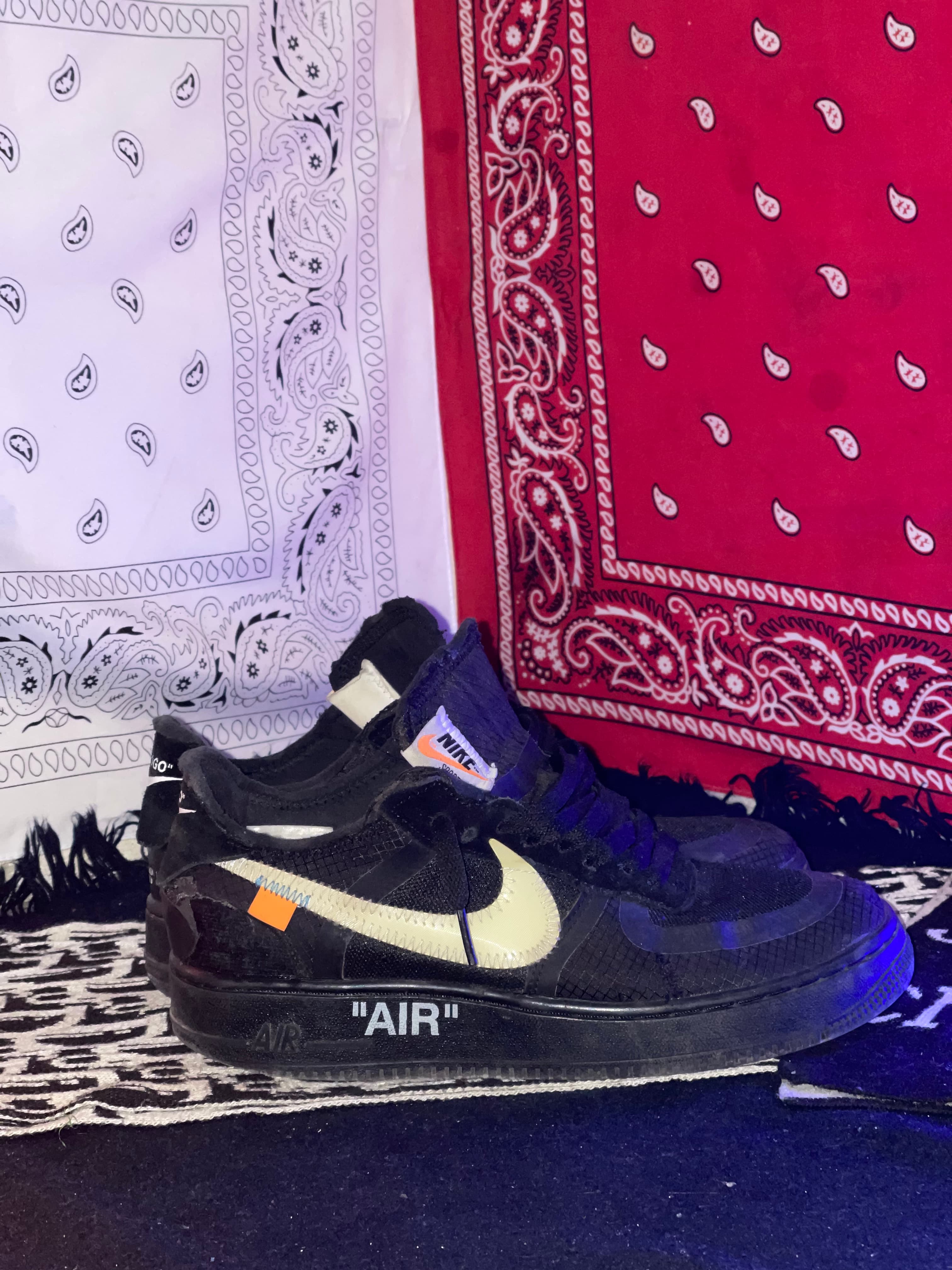 Nike af1 off white black