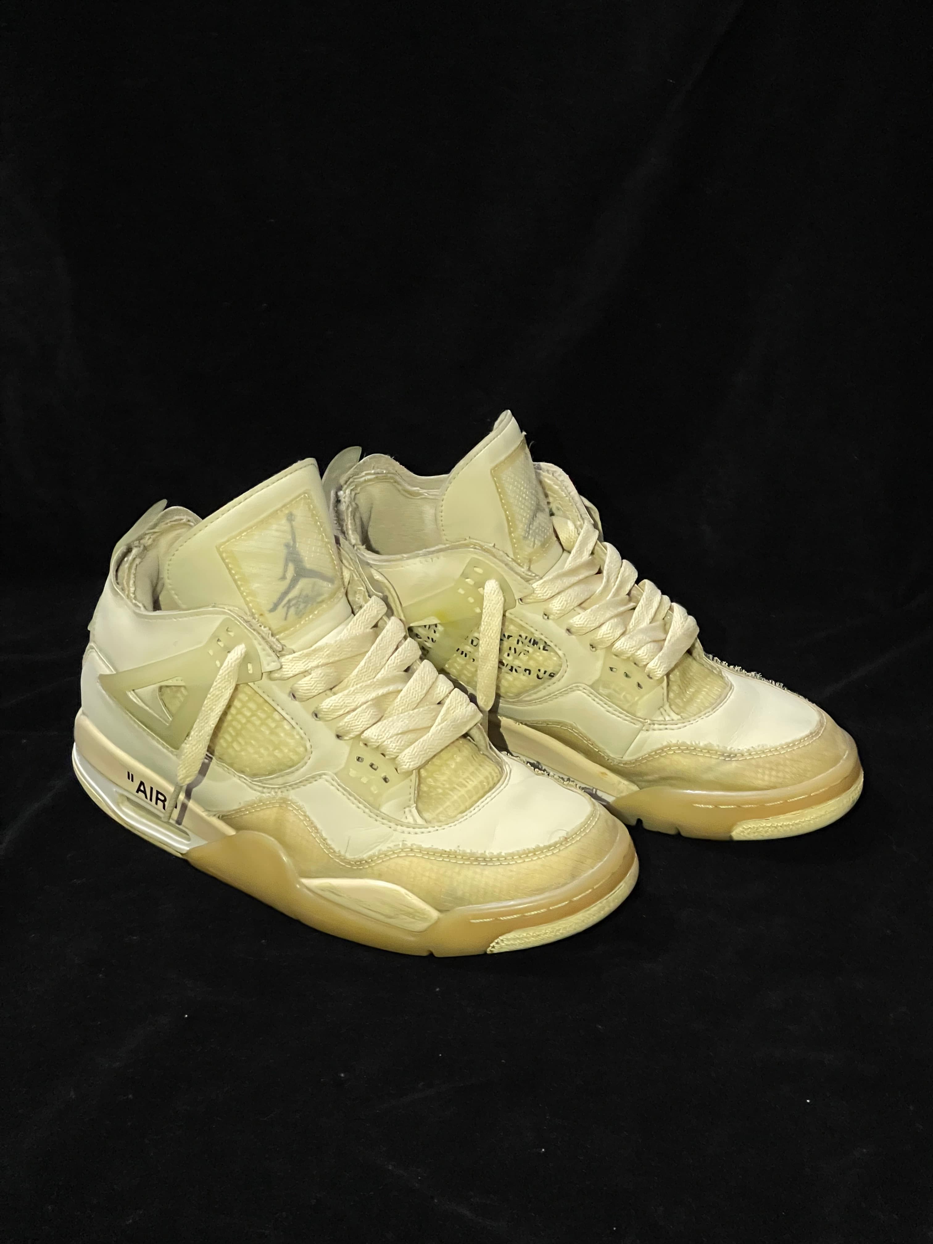 Jordan 4 off white sail