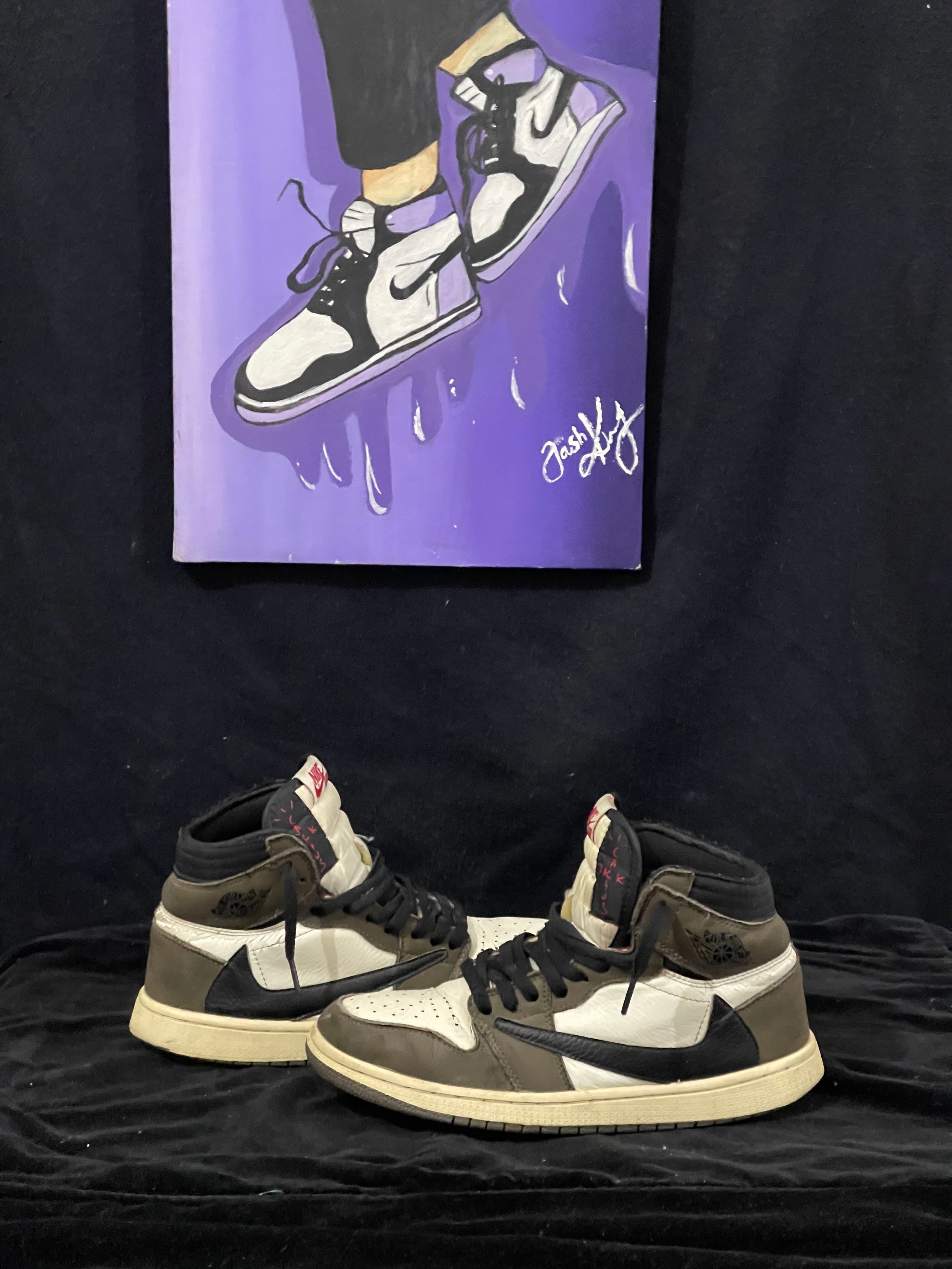 Jordan 1 high x travis scott mocha
