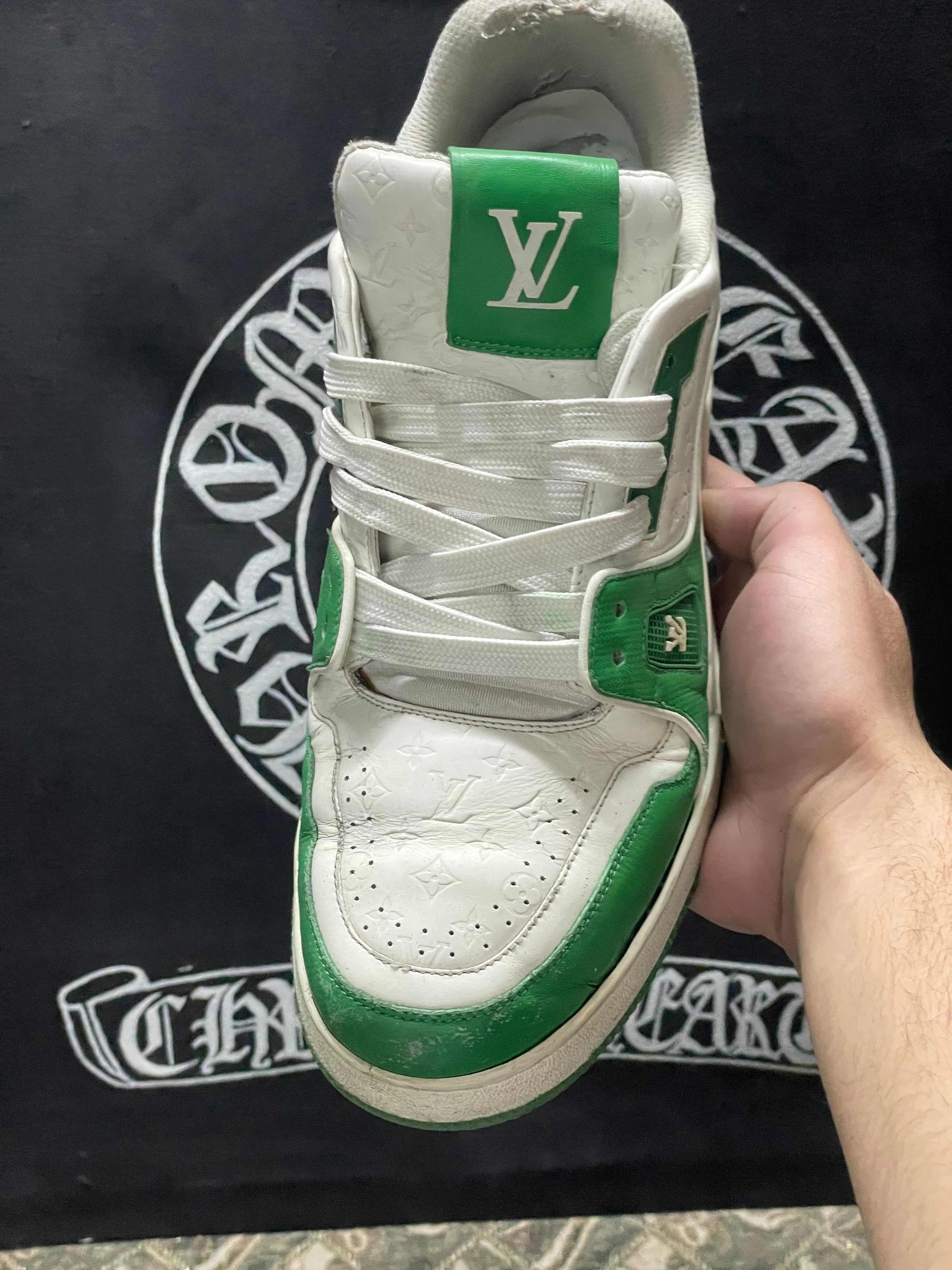 Louis Vuitton trainer green