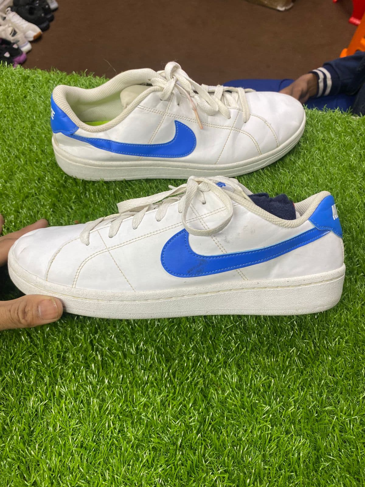 Nike White And Blue